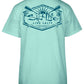 Salt Life Women's Sunrise Paddle Cotton Tee Green Size M