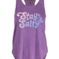 Salt Life Women's Salty Seas Cotton Tank Top Purple Size Small