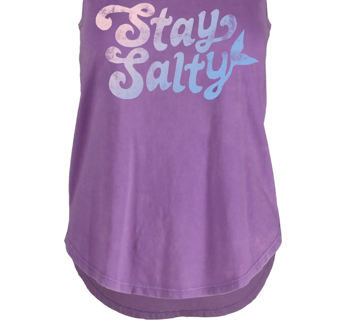 Salt Life Women's Salty Seas Cotton Tank Top Purple Size Small