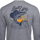 Salt Life Men's Golden Hour Logo Graphic Long Sleeve Pocket T-Shirt Gray