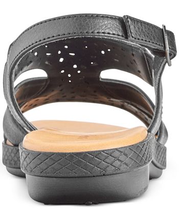 Easy Street Women's Bolt Sandals Shoes Black Size 6 M