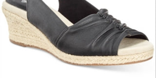 Easy Street Women's Kindly Sandals Shoes Black Size 7.5 W