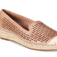 Bella Vita Women's Channing Cap Toe Espadrille Flats Brown Size 6.5 M