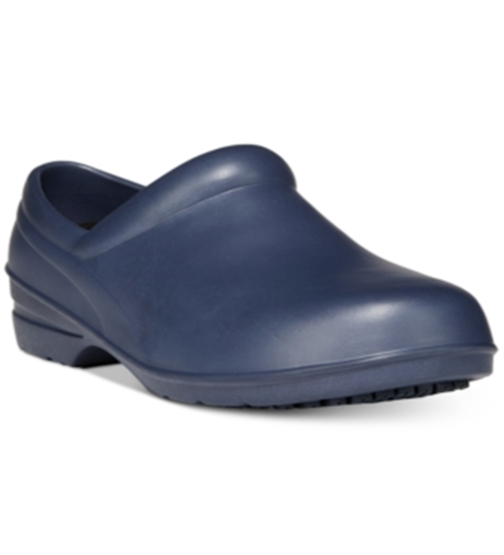Easy Works Women's Slip Resistant Clog Work Shoes Blue Size 9 M