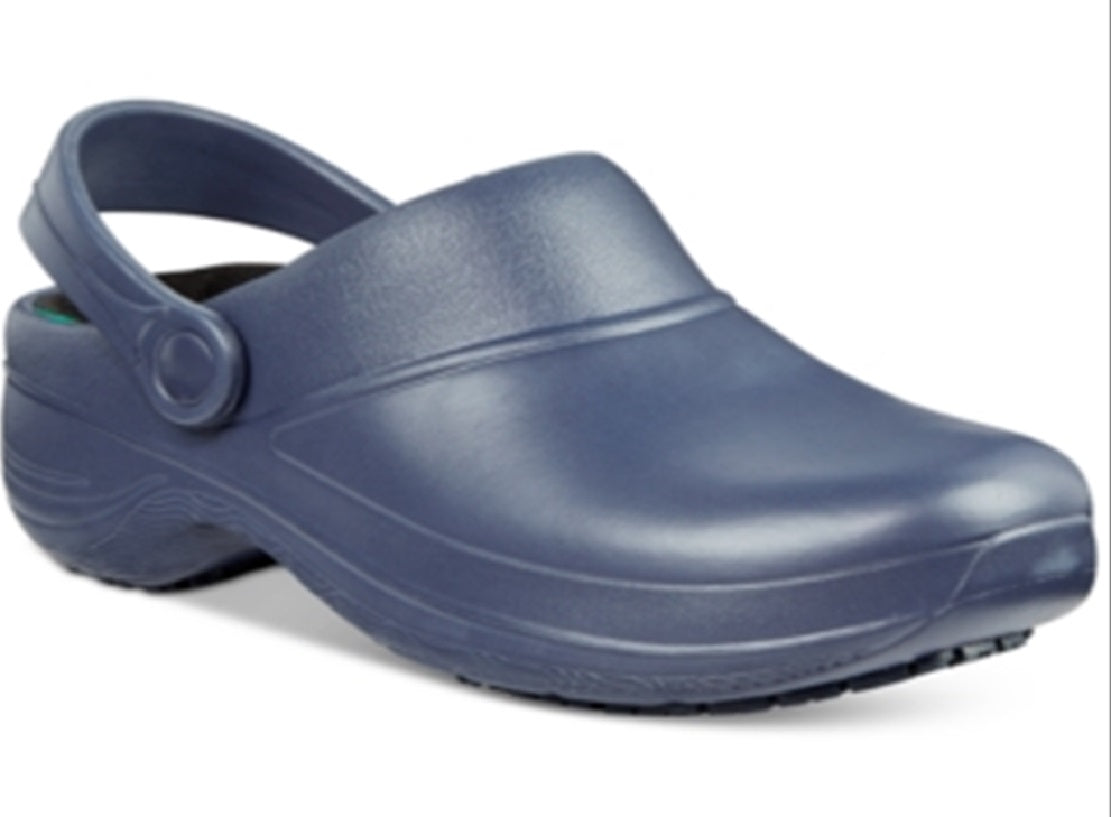 Easy Street Women's Slip Resistant Work Clog Blue Size 11 M
