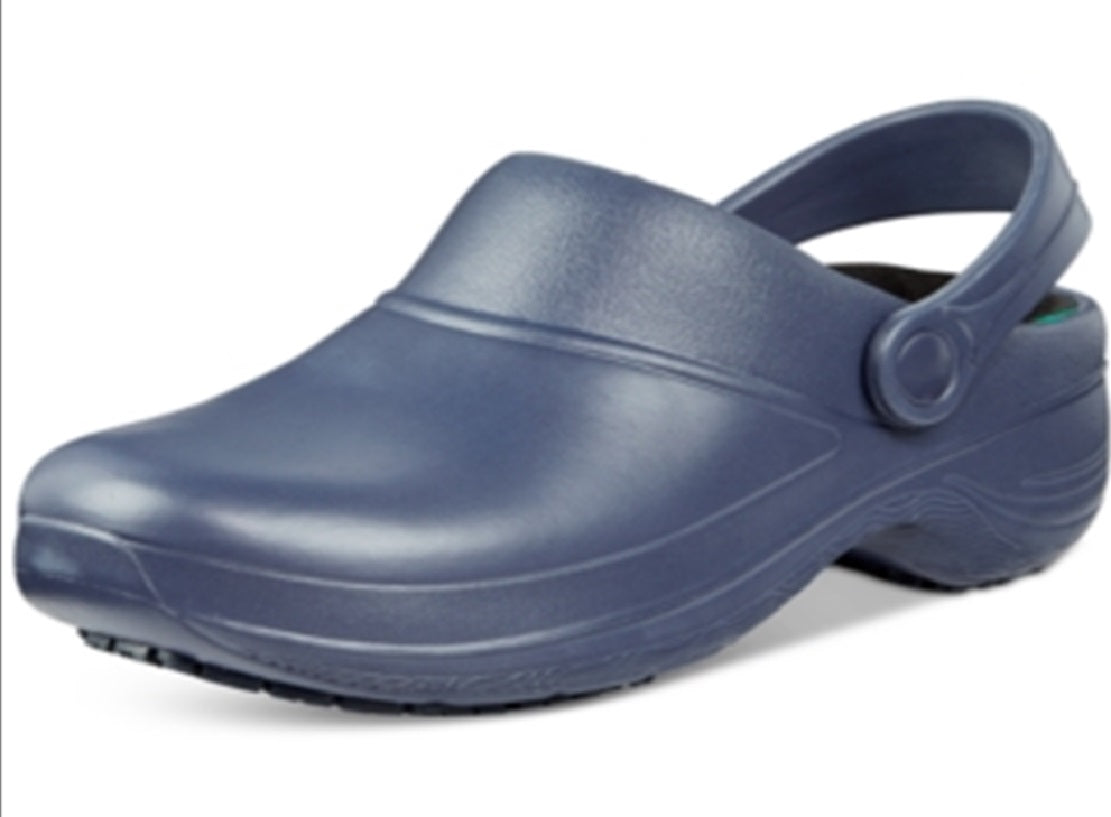 Easy Street Women's Slip Resistant Work Clog Blue Size 11 M