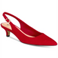 Bella Vita Women's Scarlett Slingback Pumps On Kitten Heel Red Size 9 W