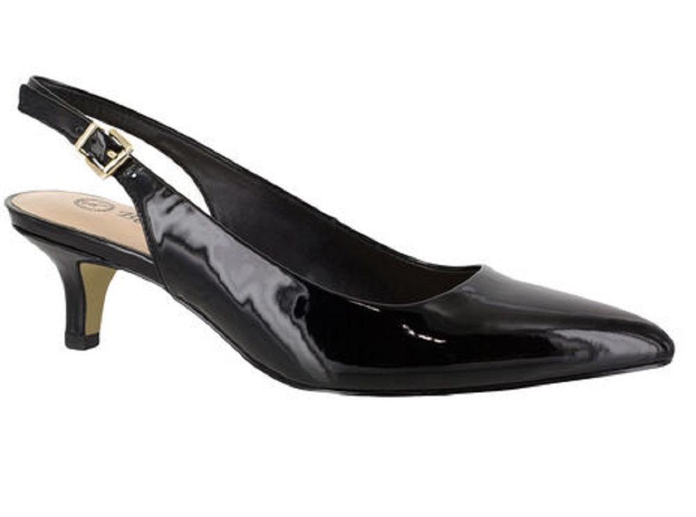 Bella Vita Women's Scarlette Slingback Pump Black Size 6.5 WW