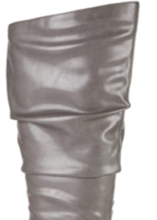 Easy Street Women's Tessla Slouch Boot Gray Size 7.5 M