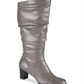 Easy Street Women's Tessla Slouch Boot Gray Size 7.5 M