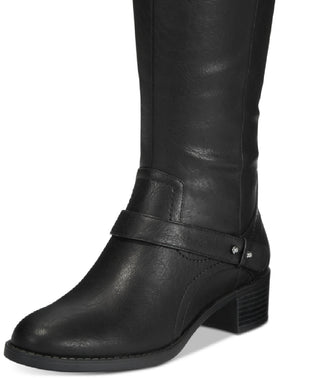 Easy Street Women's Jewel Wide Calf Riding Boots Shoes Black Size 7.5 M