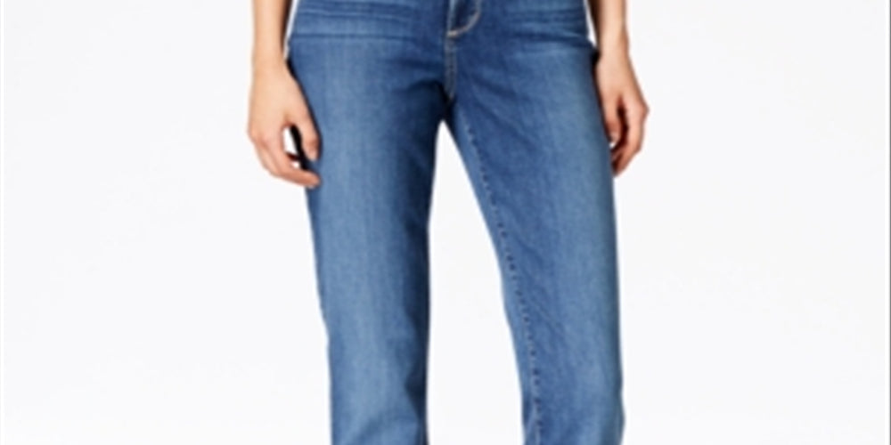 NYDJ Women's Barbara Stretch Bootcut Jeans Blue Size 14