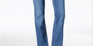 NYDJ Women's Barbara Stretch Bootcut Jeans Blue Size 14