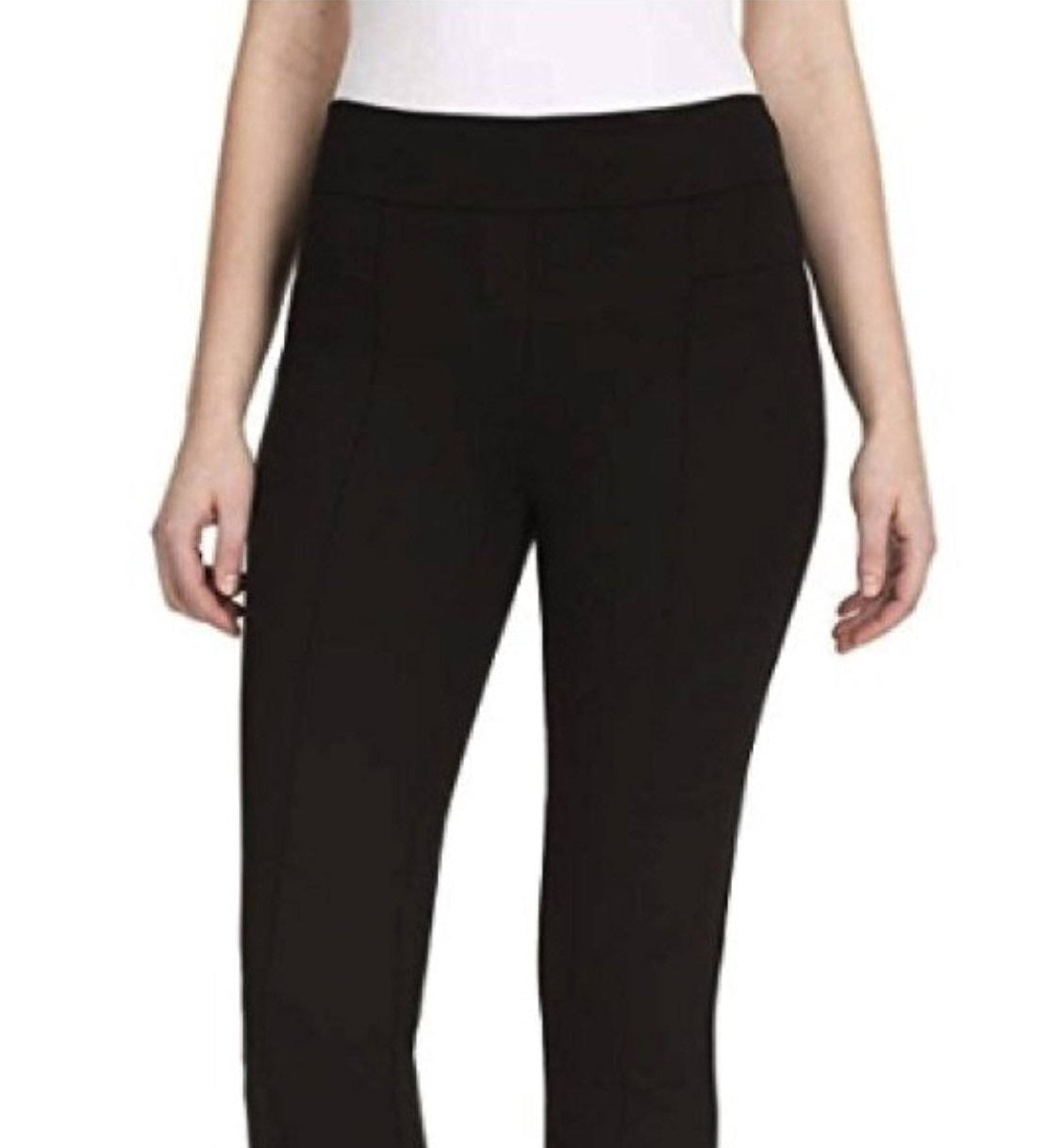 NYDJ Women's Slimming Fit Control Top Leggings Black Size 16