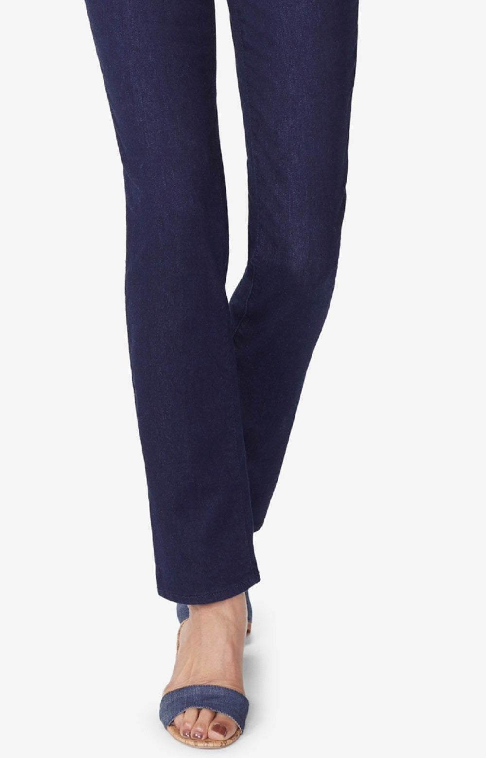 NYDJ Women's Sheri Tummy Control Slim Jeans Blue Size 14Petite