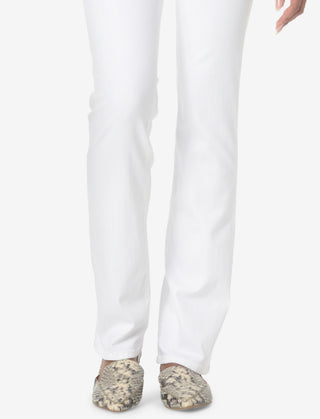 NYDJ Women's Marilyn Stretch Straight Jeans White Size 4