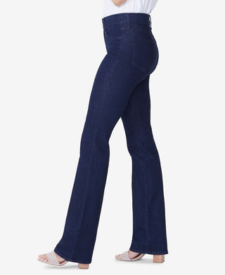 NYDJ Women's Barbara Tummy Control Bootcut Jeans Blue Size 4Petite