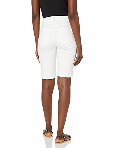 NYDJ Women's Rolled Cuff Shorts White Size 4