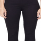 NYDJ Women's Skinny Ankle Pull on Jeans Black Size 12