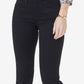 NYDJ Women's Barbara Tummy Control Bootcut Jeans Black Size 2Petite