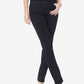 NYDJ Women's Marilyn Tummy Control Straight Leg Jeans Black Size 4Petite