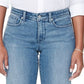 NYDJ Women's Teresa Wide Leg Jeans Blue Size 4