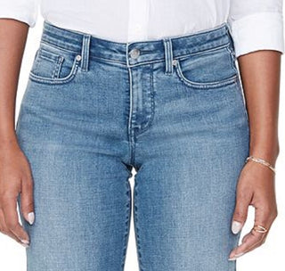 NYDJ Women's Teresa Wide Leg Jeans Blue Size 4