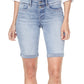 NYDJ Women's Roll Hem Briella Denim Shorts Blue Size 8