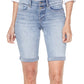 NYDJ Women's Roll Hem Briella Denim Shorts Blue Size 12