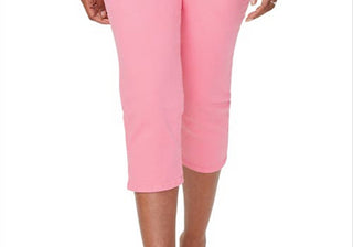 Curves 360 Nydj High Waist Pink Flamingo Crop Jeans - Size 6