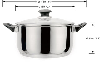 7-Piece Kitchen Cookware Set, Pots and Pans