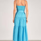 Elan - Jillian Smocked Belted Midi Dress