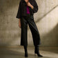 Joseph Ribkoff - Leather Kick Flare Pant