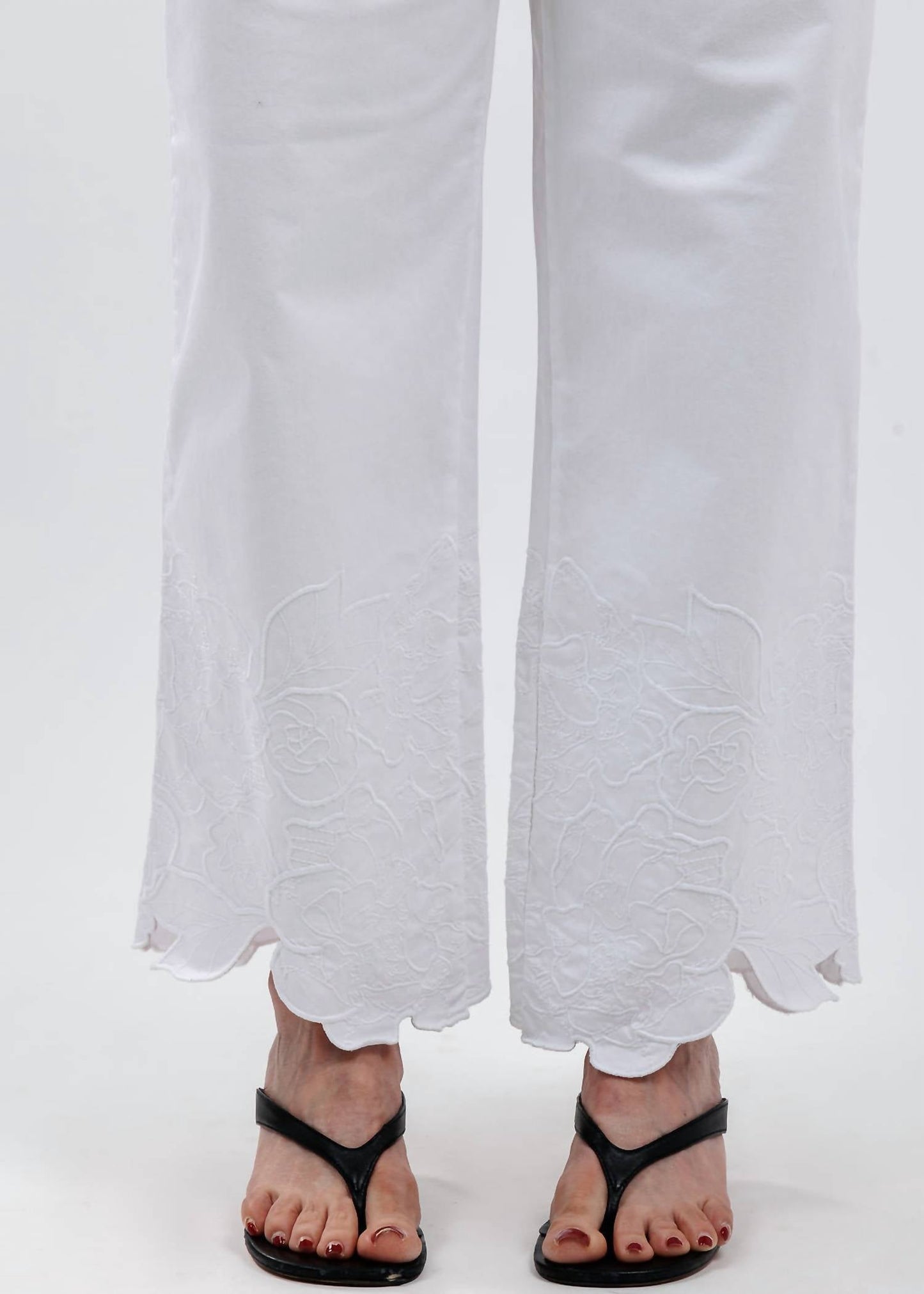 Mac - Chiara Crop Flower Pants