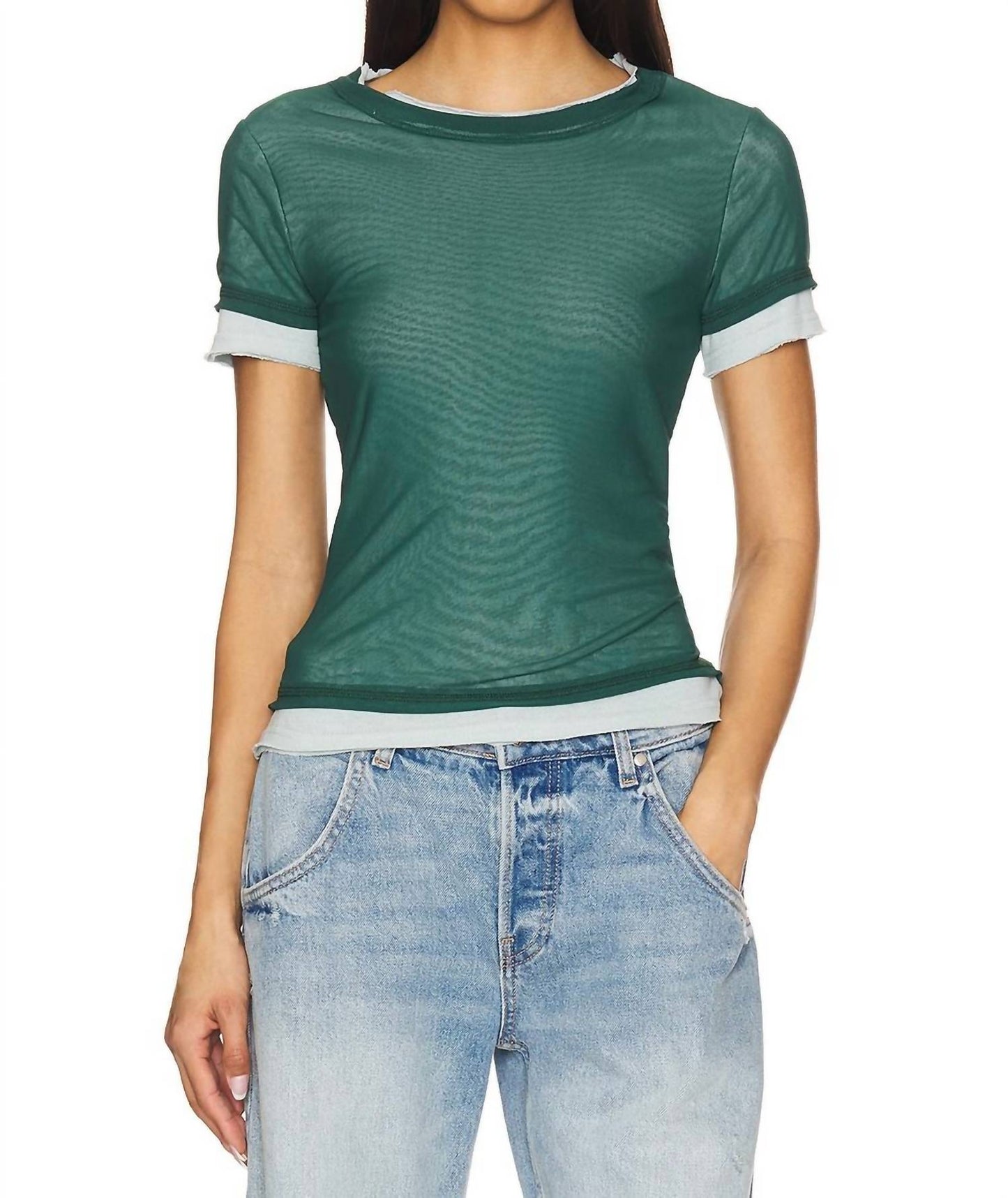 Free People - Tasha Short Sleeve Tee