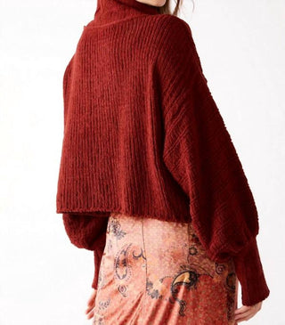 Free People - Knit Turtleneck Oversized Sweater