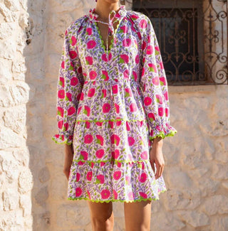 Pink City Prints - Luna Mini Dress