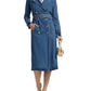 L'Agence - Bradley Denim Trench Coat