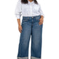 Kut From The Kloth - Meg High Rise Wide Leg Fab Ab Roll Up Jeans