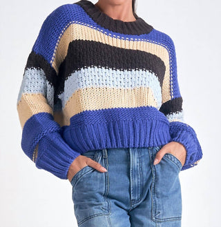 Elan - Cassidy Striped Sweater
