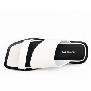 All Black - Women's Angle Mule