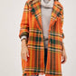 Davi & Dani - Plaid Button Front Jacket