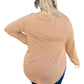 143 Story - Every Girl's Favorite Basic Top in Apricot