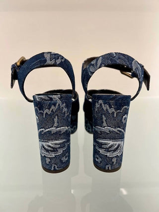 Etro - Platform Jacquard Sandal