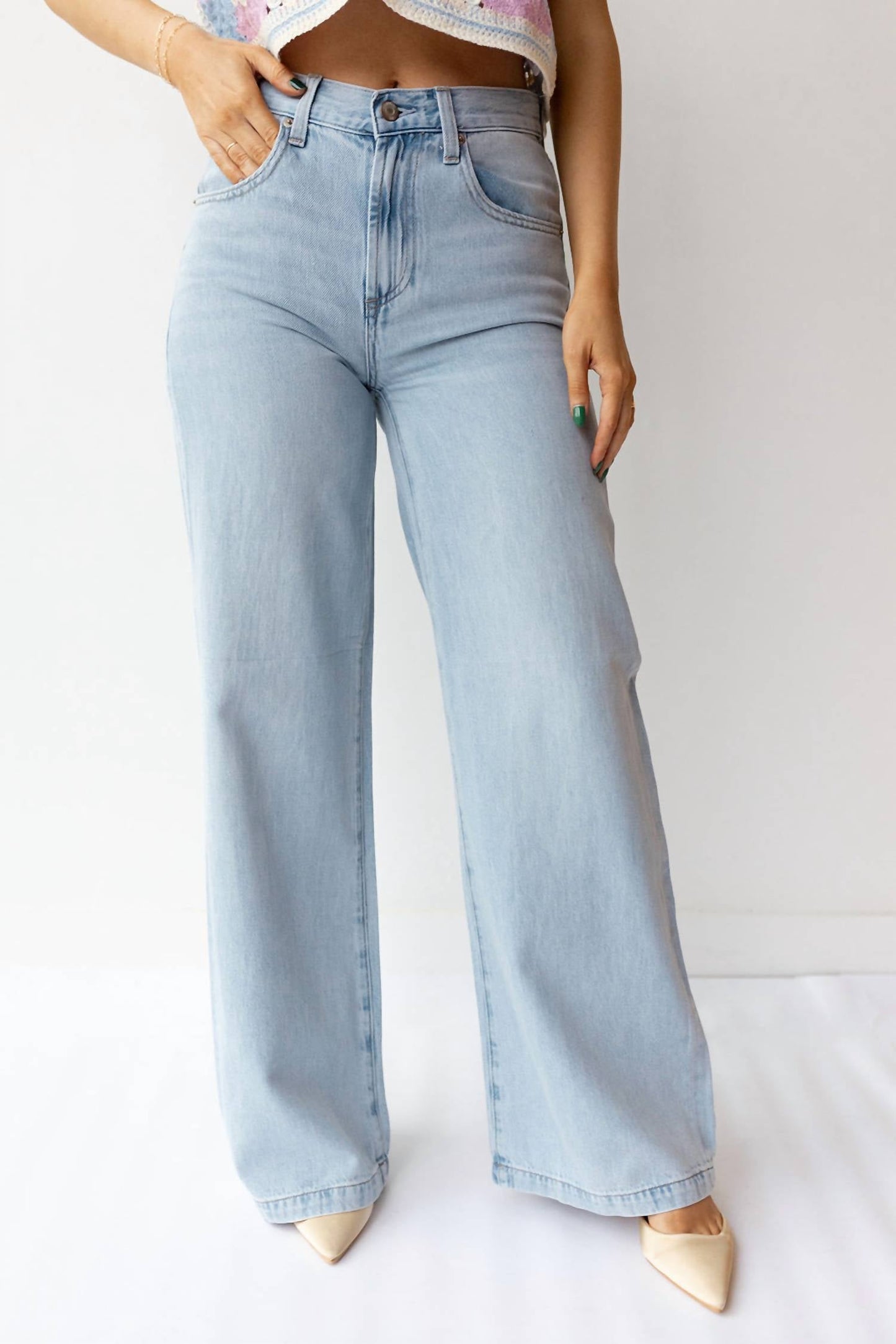 Pistola - Jadyn Low Rise Palazzo Jeans