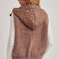 Bluivy - Button Down Sherpa Fleece Quilted Hood Vest