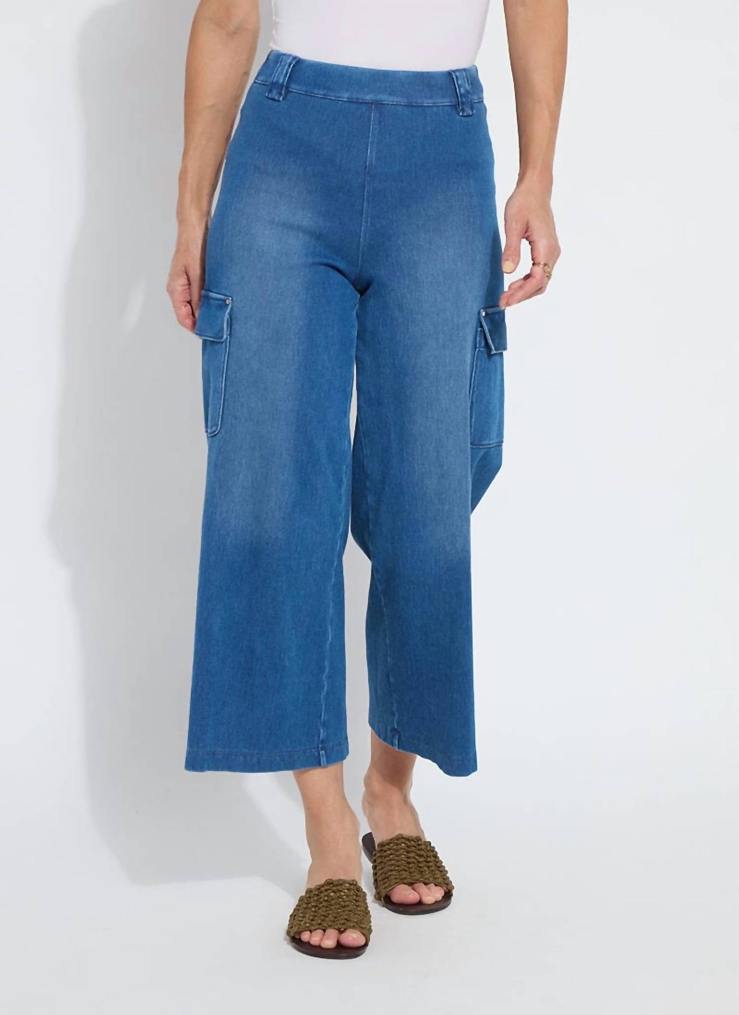 Lysse - Erin West Utility Wide Leg Crop Jeans