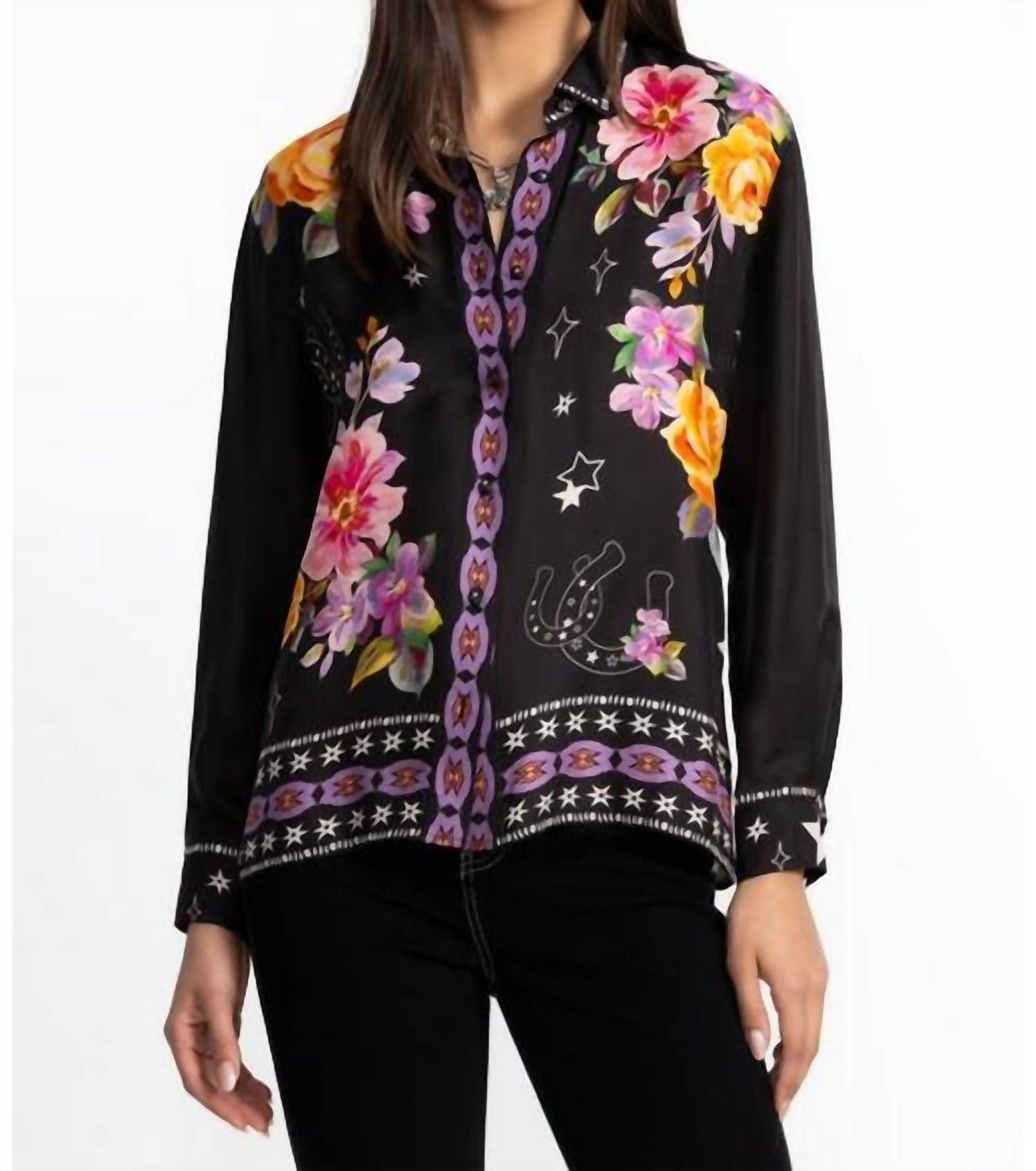 Johnny Was - ROSALYNDA BUTTON DOWN SHIRT