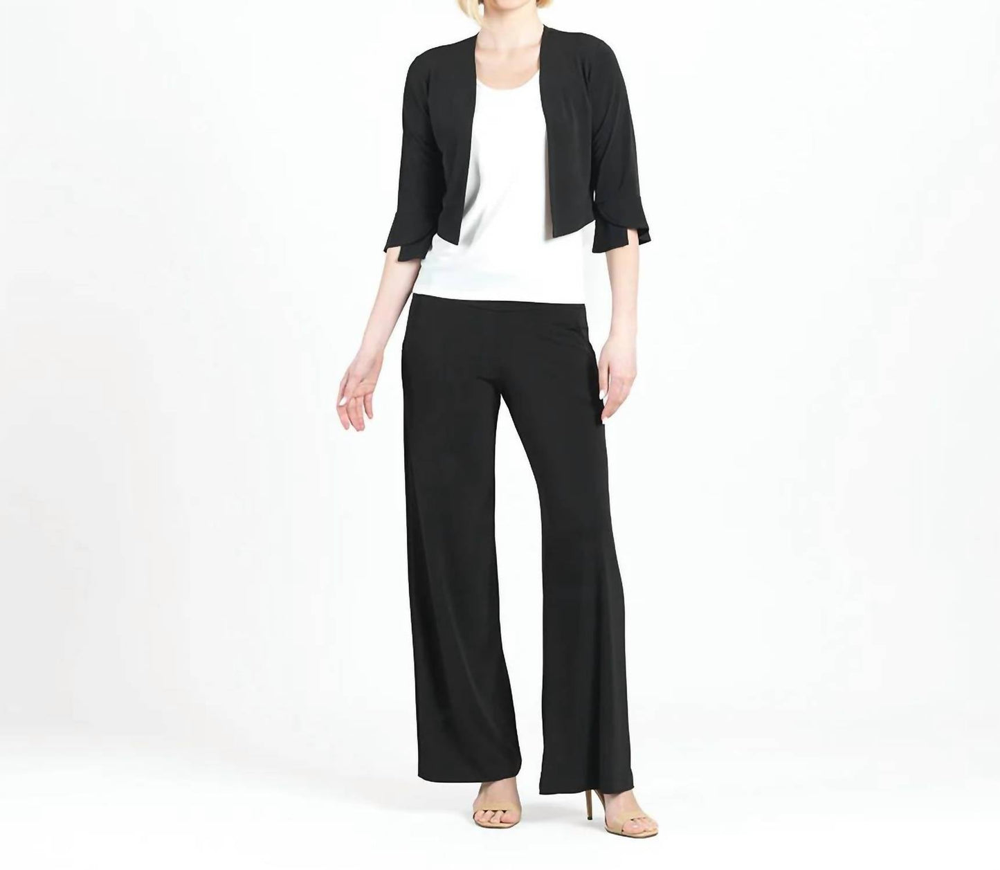 Clara Sun Woo - Tulip Sleeve Short Cardigan