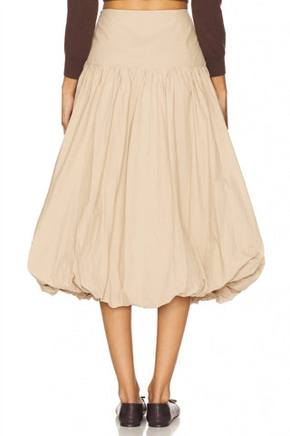 Astr - Kia Drop Waist Bubble Hem Midi Skirt